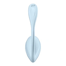 Віброяйце Satisfyer Smooth Petal Connect App Light Blue
