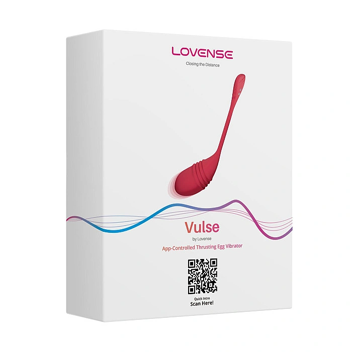 Смарт-виброяйцо с пульсацией Lovense Vulse (Thrusting Egg Vibrator), имитация фрикций