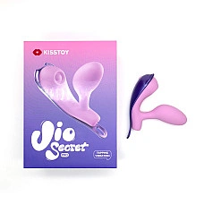 Віброяйце під одяг KISSTOY Viosecret Pro, з пульсацією для клітора, трусики-стрепи в комплекті