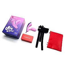 Віброяйце під одяг KISSTOY Viosecret Pro, з пульсацією для клітора, трусики-стрепи в комплекті