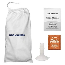 Фалоімітатор, що кінчає Doc Johnson The Realistic Cock ULTRASKYN - Squirting 9,5 Inch Vanilla
