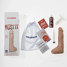 Фалоімітатор, що кінчає Doc Johnson The Realistic Cock ULTRASKYN - Squirting 9,5 Inch Vanilla