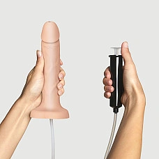 Фалоімітатор, що кінчає Strap-On-Me Squirting Cum Dildo Realistic Flash, діам. 3,5 см, силікон