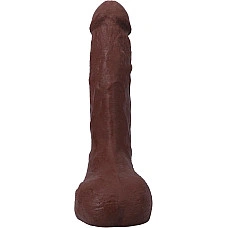 Фалоімітатор, що кінчає Doc Johnson The Realistic Cock ULTRASKYN - Squirting 9,5 Inch Chocolate