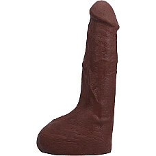 Фалоімітатор, що кінчає Doc Johnson The Realistic Cock ULTRASKYN - Squirting 9,5 Inch Chocolate