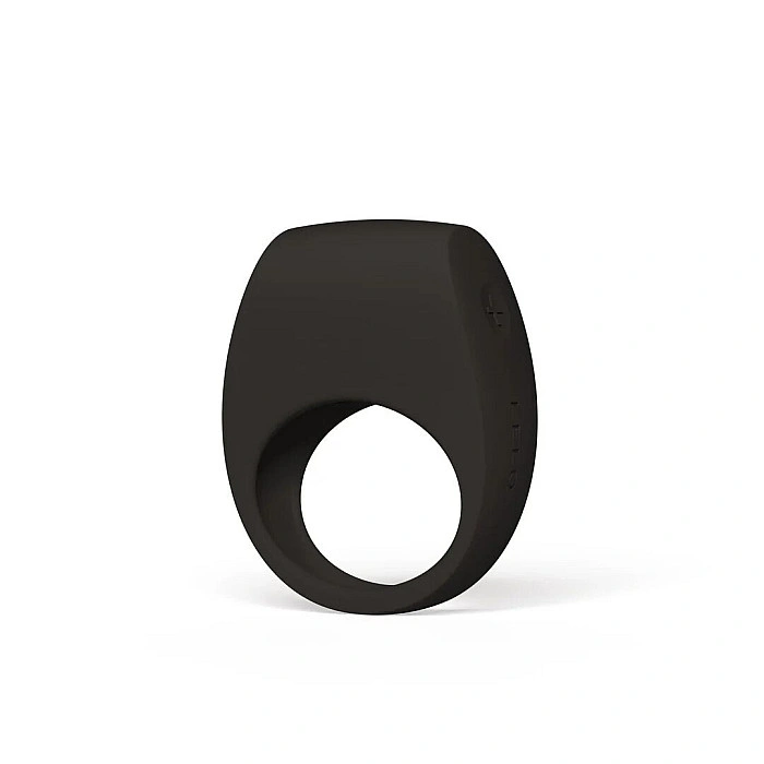 Эрекционное кольцо с вибрацией LELO Tor 3 Black, управление со смартфона