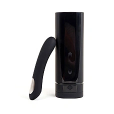 Интерактивный набор: мастурбатор + стимулятор точки G Kiiroo Onyx+ and Pearl 2 Couple Set Black