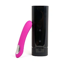 Интерактивный набор мастурбатор + стимулятор точки G Kiiroo Onyx+ and Pearl 2 Couple Set Purple