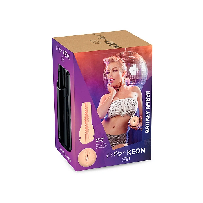 Интерактивная секс-машина для мужчин Kiiroo Keon Combo Set с мастурбатором Feel Britney