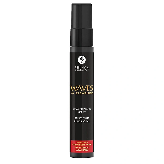 Спрей для посилення слиновиділення Shunga Waves of Pleasure Strawberry Sparkling Wine