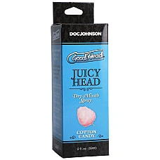 Зволожувальний спрей оральний Doc Johnson GoodHead – Juicy Head Dry Mouth Spray – Cotton Candy 59мл