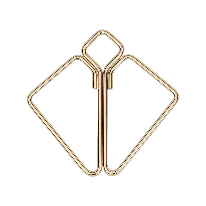 Зажимы для сосков с тяжелой подвеской LOCKINK Nipple Clamps with Heavy Pendant, золотистые