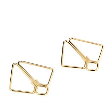Затискачі для сосків з важкою підвіскою LOCKINK Nipple Clamps with Heavy Pendant - Golden
