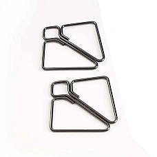 Затискачі для сосків з важкою підвіскою LOCKINK Nipple Clamps with Heavy Pendant - Grey