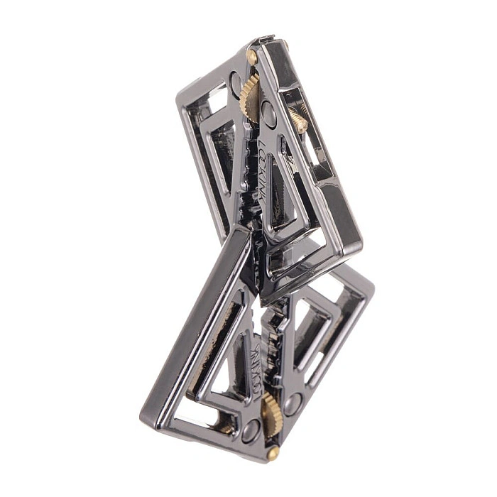 Зажимы для сосков с тяжелой подвеской LOCKINK Adjustable Nipple Clamps with Heavy Pendant, под серебро