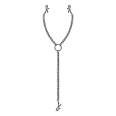 Затискачі для сосків та клітору Bedroom Fantasies Nipple & Clit l Clamps - Black