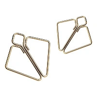 Зажимы для сосков LOCKINK Minimalism Nipple Clamps, золотистые