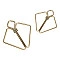 Зажимы для сосков LOCKINK Minimalism Nipple Clamps, золотистые