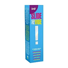 Вібролубрикант Intt Slide and Vibe (35 мл) на водній основі, стимулювальний, зі смаком ожини