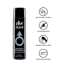 Густа силіконова змазка pjur MAN Premium Extremeglide 100 мл із тривалим ефектом, економна